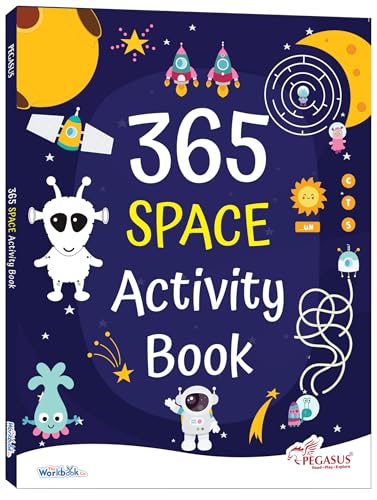 Image of 365 Space Activity Book for Kids 4+ | Fun Space-Themed Activities with Puzzles, Mazes, Games & Coloring | Daily Learning & Creativity | Best Gift for Children