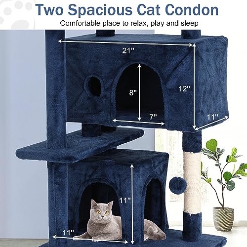Arbol para Gatos 70 Pulgadas Torre Multi-Niveles con Rascador miniatura 4