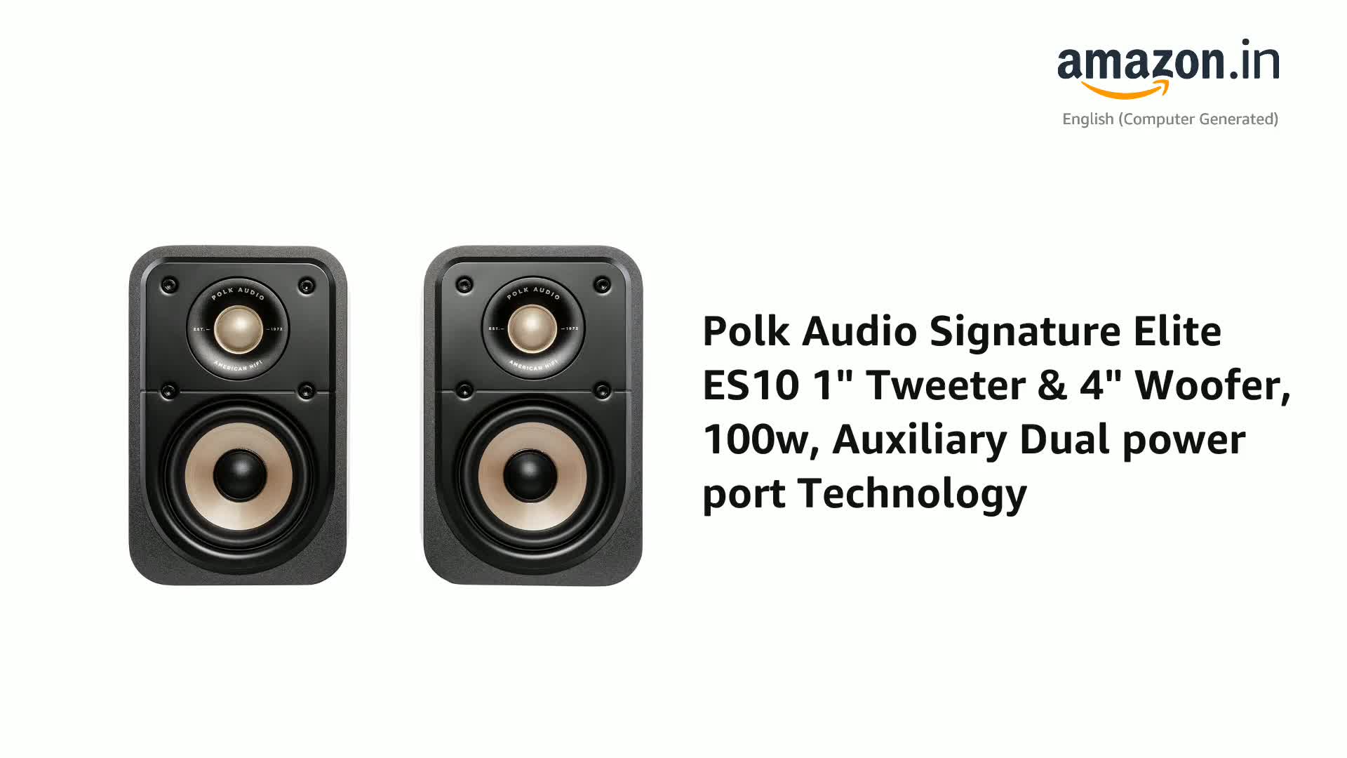 Polk Audio サブウーファー ES10 アバックWEB-SHOP / ES10 SUBWOOFER Polk Audio [ポークオーディオ