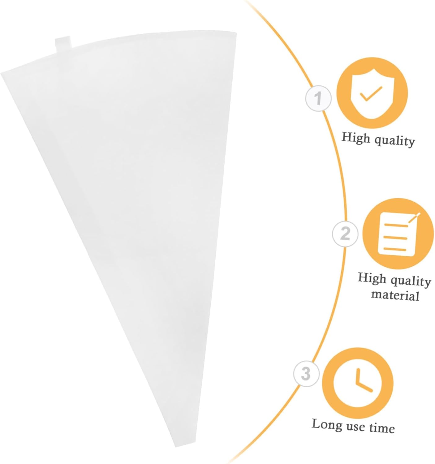 Reusable Cotton Canvas Pastry Bags for Cake Decorating, 2 Pack