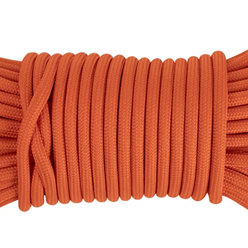 Image of 550 para Cord Parachute Survival Cord Rope Spec Type III 7 Strand Paracord Rope, Military Grade Nylon 4mm Diameter(Orange, 20)