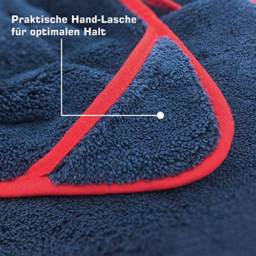 Revocar Premium Microvezel Handdoeken zwart Set van 2 (45x40cm) extreem absorberend, lak-vriendelijk, ultra-zacht - Auto… - Image 4