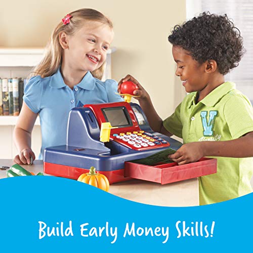 Learning Resources Pretend & Play Teaching Cash Register [Frustration Free Packaging] , Red/Blue #TOP1