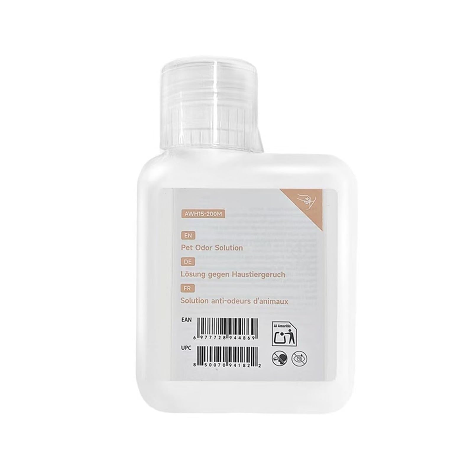 Solución Para Olores De Mascotas De Aspiradora De 200 ML Para Una Limpieza Profunda. Compatible Con MOVA P10Pro Ultra / P50 Pro Ultra / E30 Ultra / S10 Plus / V50 Ultra(6Pcs)