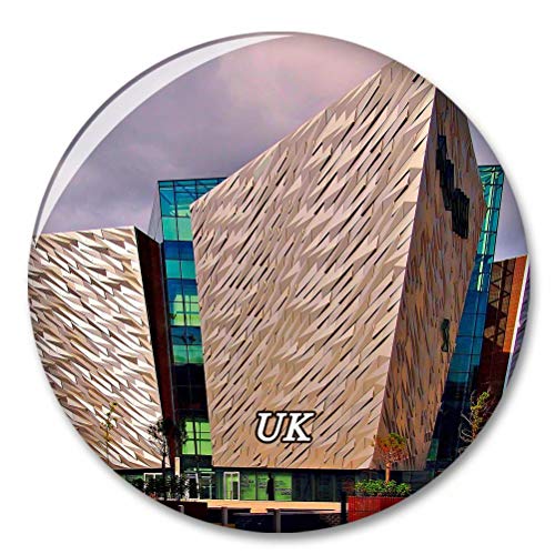 Imán decorativo para refrigerador Titanic Belfast miniatura 1