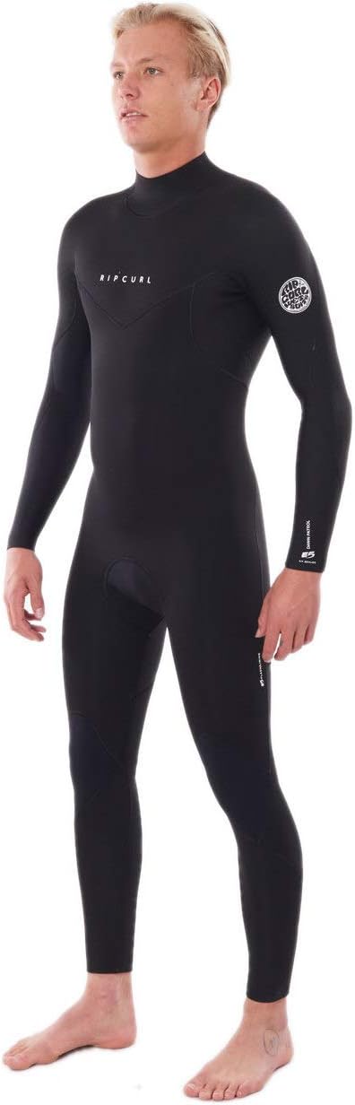 Rip Curl Men's Dawn Patrol 3/2mm Back Zip Full Wetsuit - Black