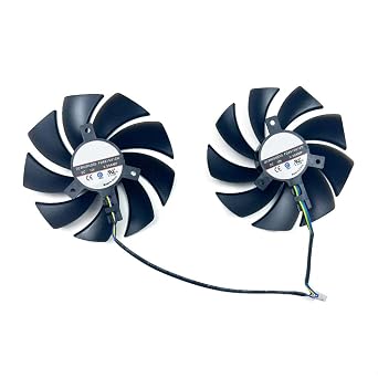 Graphics Card Cooling Fan Compatible with Powercolor RX 6600 XT 6650 XT Red Devil Quiet Cooler Fan