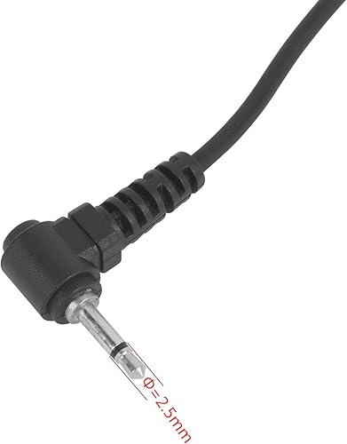 Miniatura 2 de Auricular de tubo acústico de 0.098 in solo escucha receptor de radio de vigilancia bobina cubierta auricular corto para micrófono de hombro Kenwood