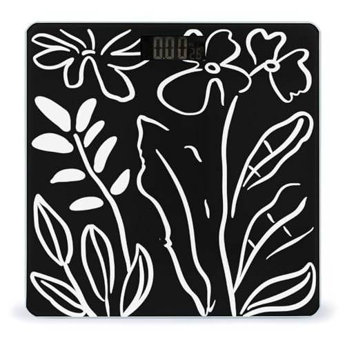 Báscula digital para peso corporal de vidrio templado miniatura 1