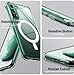 KIOMY Clear Case for Samsung Galaxy S22 5G Shockproof Bumper Protective Cover with Airbags Corners Hybrid Design Hard PC Back with Flexible TPU Frame Magnetic Compatible with Magsafe Wireless Charge