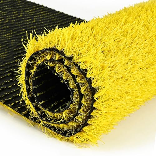 Gazon artificiel jaune 2x3m : la solution déco pour sol extérieur abîmé - 3