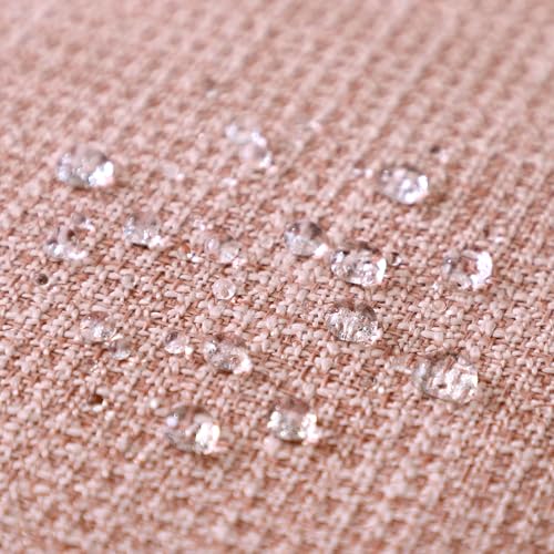 Housses de coussin imperméables de 50 cm protectrices et résistantes rose extérieur - 4