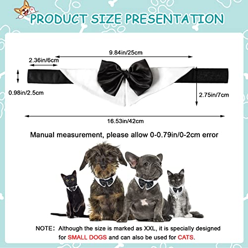 HACRAHO Papillon per cani Tux, 1 confezione da 1