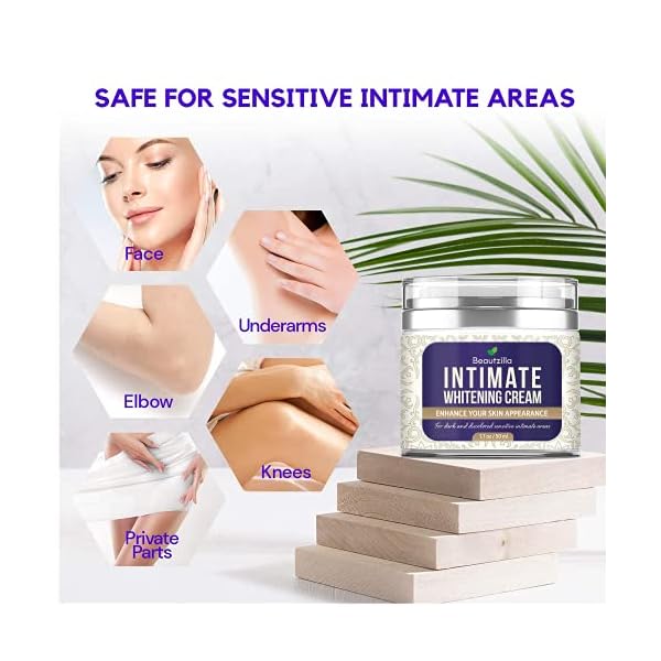 Beautzilla Moisturizing Intimate Area Dark Spot Corrector with Instant Results for Knees, Elbows, Underarms, and Thighs