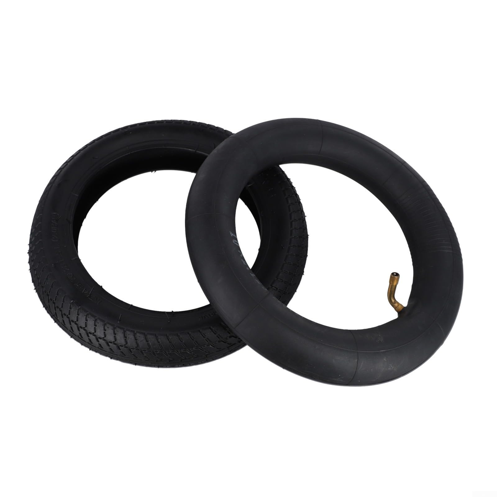 Yhenlovtt 255x55 (10x2.125) Inner Tube and Outer Tyre Set for Baby Stroller, Pram or Baby Carriage, Rubber Replacement Tire and Tube Kit, Bl(INNER TUES)