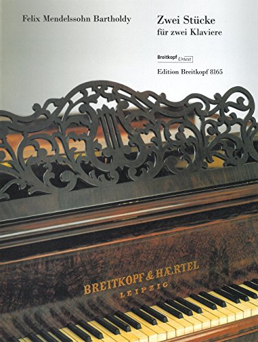 MWV S 1, S 2 Livre de Partition Piano Duo Musique Classique Deux Pianos