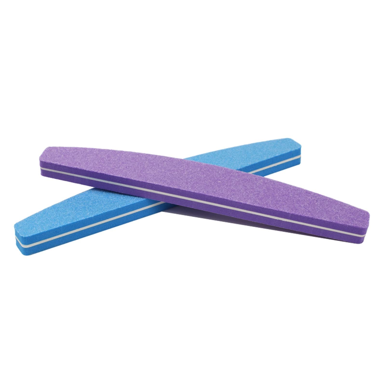 5 unids Lijado Esponja tampones de uñas Archivos 100/180 Colorido Papel de Lija de Doble Cara Bloque de Esponja de Esponja Polaco de uñas Herramientas de manicura (Color : Purple)