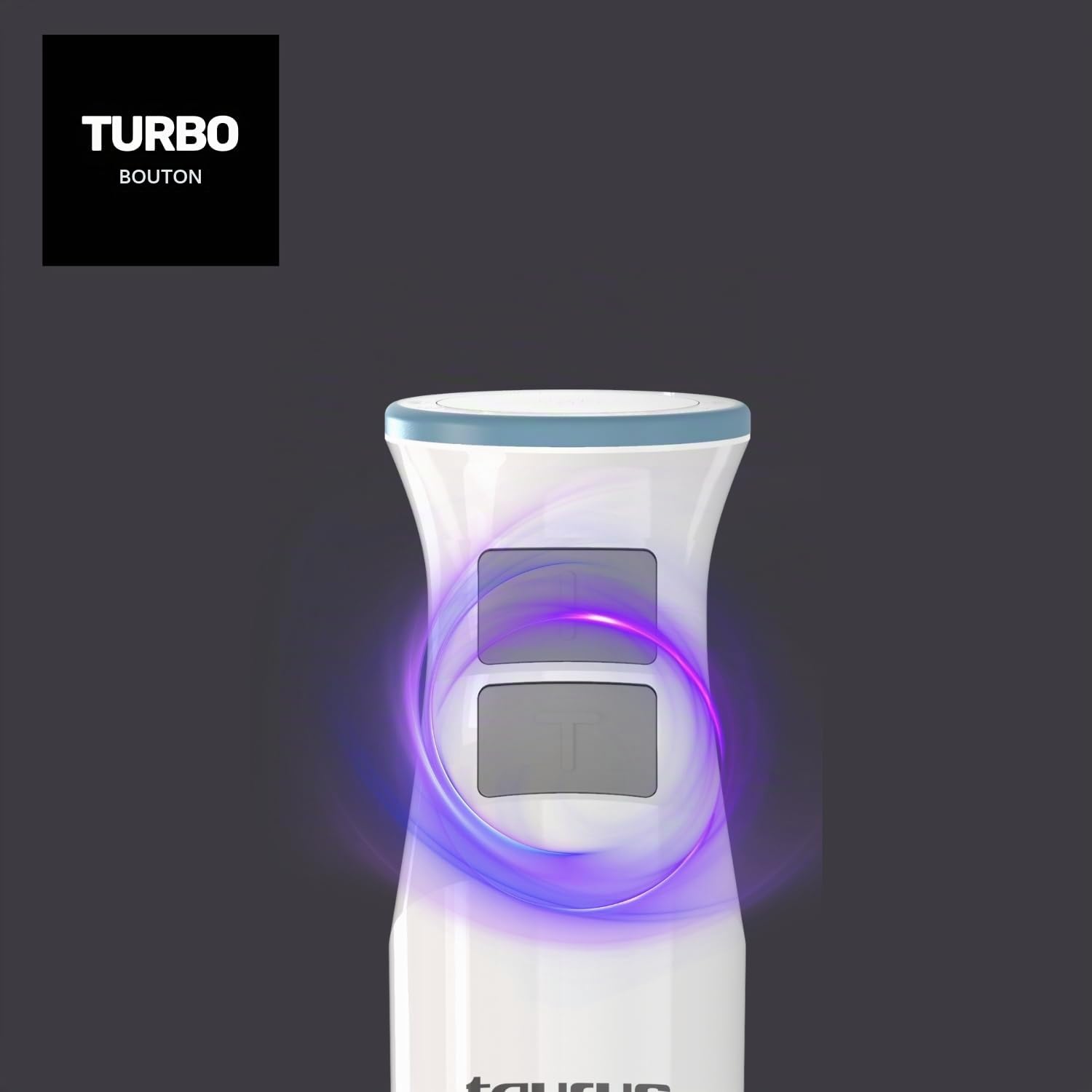Taurus - Mixeur Plongeant Pure | 1200W | Régulateur de Puissance & Turbo | Design Ergonomique | Pied & Lames Inox | Anti-éclaboussures | Kit Accessoires | Compatible Lave-vaisselle
