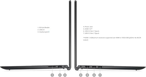 Miniatura 4 de Dell Laptop de negocios Inspiron 15 3511 2023, pantalla FHD de 15.6 pulgadas, Intel Core i3-1115G4 hasta 4.1GHz (Beat i5-10210U), Win 11 Pro, 8 GB