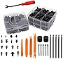 620Pcs Car Retainer Clips & Plastic Fasteners Kit Fender Rivet Clips 16 Most Popular Sizes Auto Push Pin Rivets Set for Toyota GMC Ford Honda Acura Chrysler