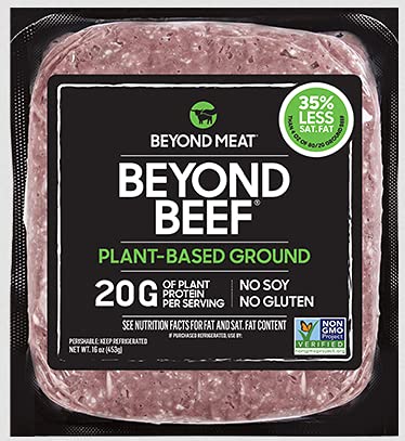 Beyond Meat - Beyond Beef carne vegana Basado en plantas 300g | 100% Vegetal | Plant Based | Sin Gluten | Sin Soja | Vegano Cover