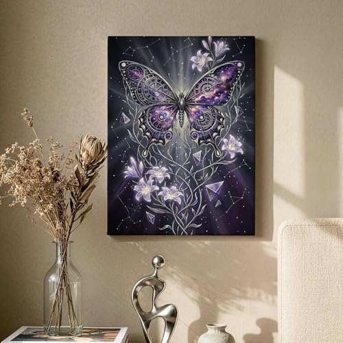 Lienzo de mariposas para dar vida a paredes vacías, cuadro estético moderno de hogar 5