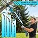 2-in-1 Akku-Kettensäge mit Teleskopstange, 8 Zoll (20 cm) Mini-Kettensäge, Teleskop Elektrische Astsäge, Kabellos & Bürstenlos, Maximale Arbeitshöhe 4,5 m für Baum und Astschnitt