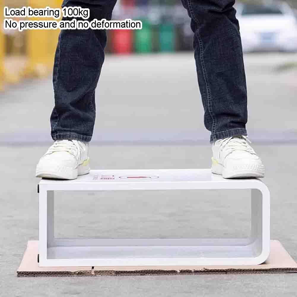 Armario para extintor, Caja para extintor de Pared, Armario de Hierro para supresor de Incendios para Apartamentos y centros comerciales, Caja de Almacenamiento de Seguridad (Blanco, 9,8 x 8