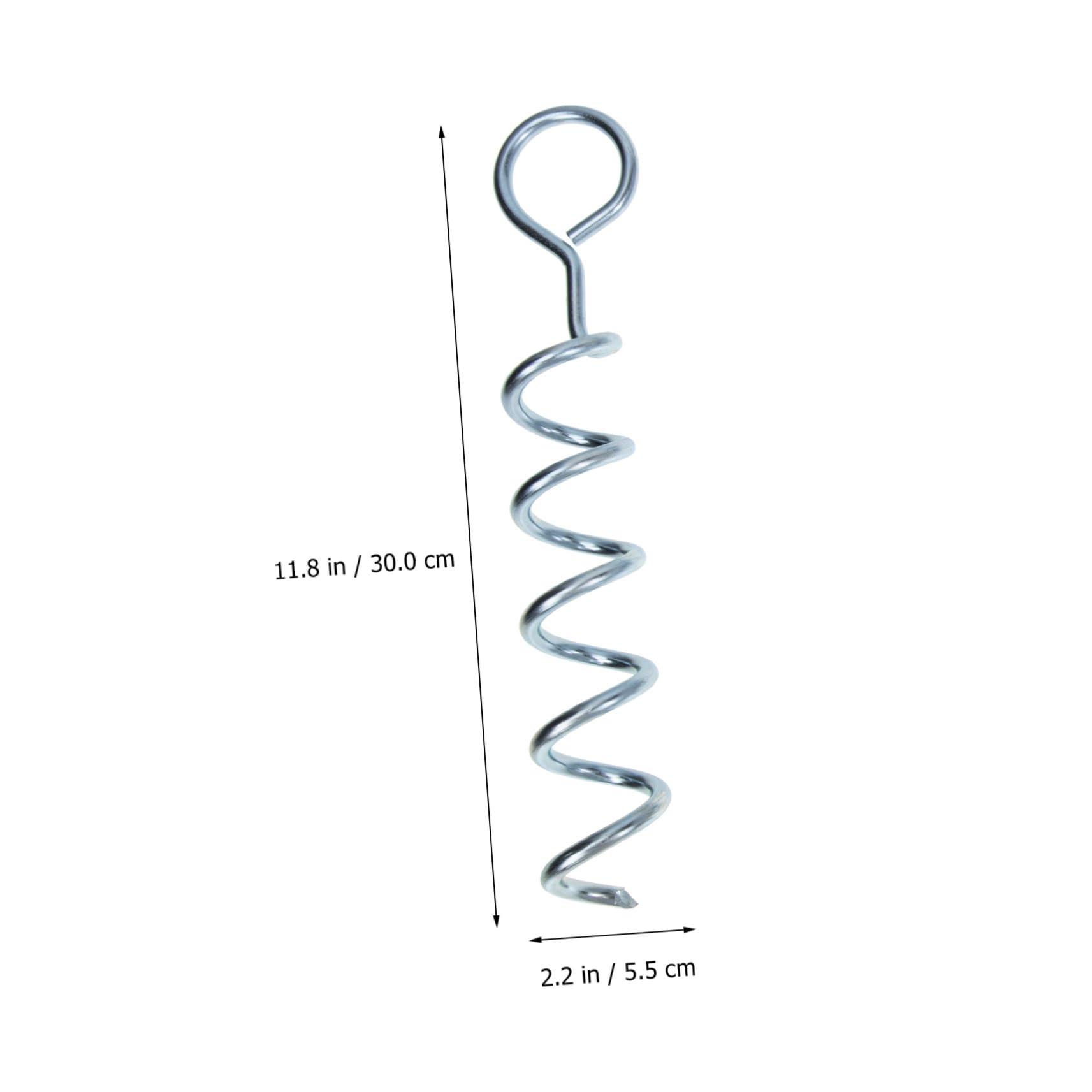 Abaodam Piquet Ancrage Chien Spirale Ancrage Au Sol Résistant à Usure Accessoire pour Tente Et Trampoline