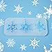 Patelai 3 Pcs Snowflake Resin Molds 17 Varying Sizes Snowflake Epoxy Resin Molds Silicone for Winter Fondant Chocolate Candle Jewelry Tree & Car Ice Crystal Decoration DIY Xmas Gift(Clear)