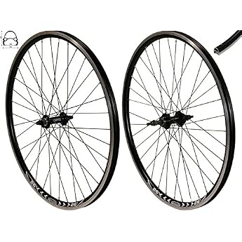 Redondo 26 Inch Wheel Set Rear Wheel Front Wheel 26 Inch V-Profile Hollow Chamber Rim Black