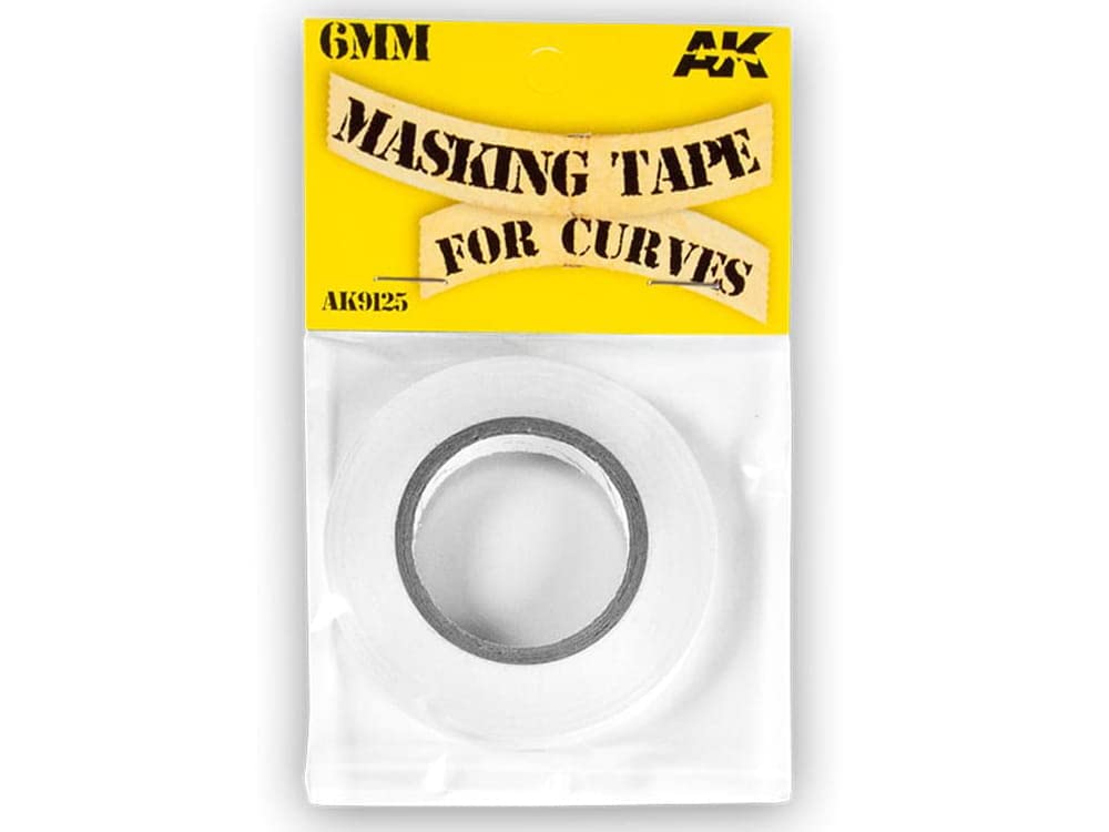Ak Interactive Ak Ak9125 Masking Tape For Curves 6Mm
