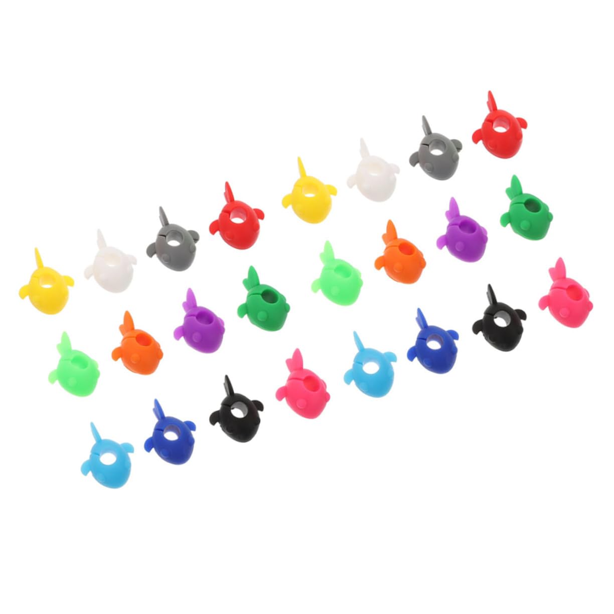 ABOOFAN 24Pcs Wine Glass Markers Drink Identifiers for Parties Gatherings Celebrations Non Deformable Wine Tags for Easy Identification