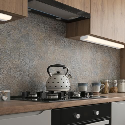 Image of Maxxima 24 in. Hardwired LED Under Cabinet Light - 950 Lumens, 5 CCT, Color Temperature Slide Control, 2700K /3000K /3500K /4000K /5000K, Kitchen and Indoor Lighting Fixture, White, On /Off Switch, ETL