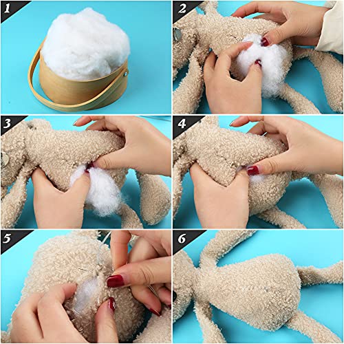 Zxiixz 350G Polyester Fill, Pillow Stuffing, Recycled Polyester Fiber, High Resilience Stuffing For Pillow Filling, Dolls Diy And Home Decoration Projects(12Oz) #TOP5