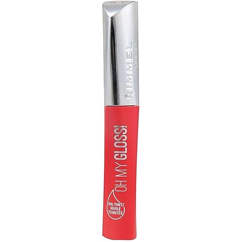 Rimmel Oh My Gloss! Oil Tint, Pop Poppy, 0.21 Fluid Ounce