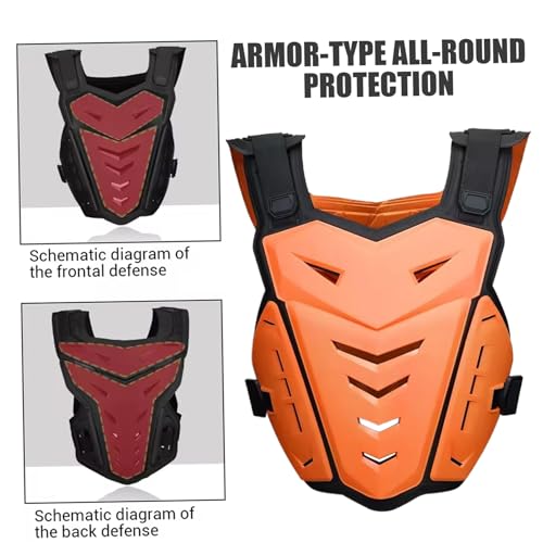 Chaleco protector de pecho contra impactos en caídas de motocicleta y ciclismo 6
