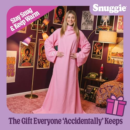 Image of Snuggie The Original Wearable Blanket With Sleeves & Pockets | Cozy Oversized Throw for Adult Men & Women | One Size, 71x54