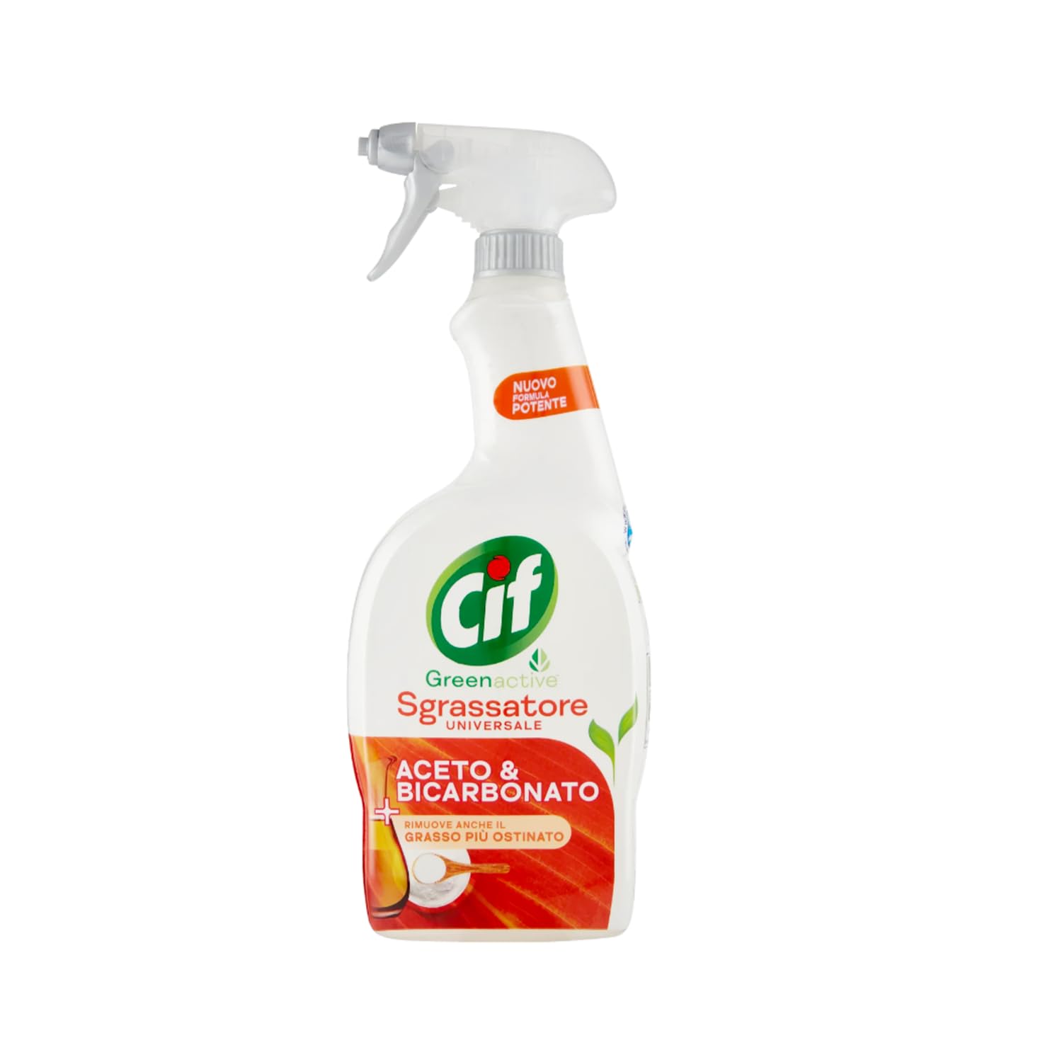 Detergente Sgrassatore per Cucina – Aceto e Bicarbonato – 650 ml – Pulizia Profonda Multiuso – Variazioni 4/8/12 Pezzi (12 PEZZI)
