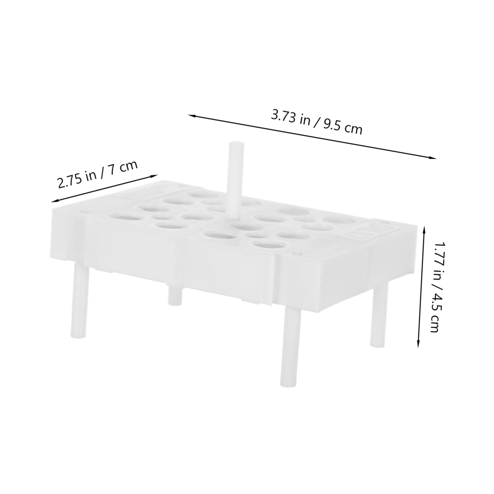NAMOARLY Lab Test Tube Rack Holder Storage Tube Holder Organizer Vial Holder Sturdy Easy to Cle