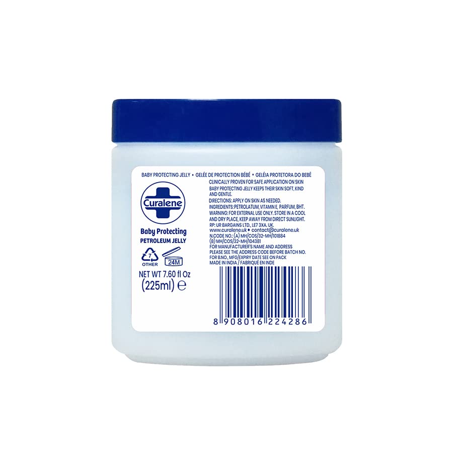 Curalene Baby Protecting Petroleum Jelly 225ml, white - Image 2