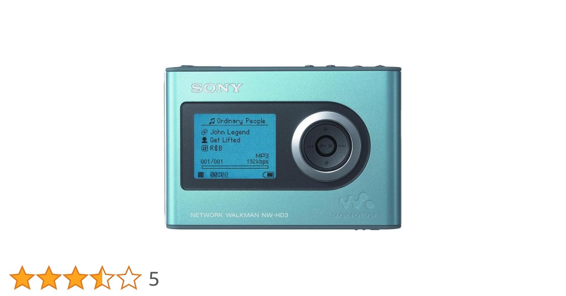 ＳＯＮＹ　NＷ-HD3 Sony NW-HD3 Network Walkman 20 GB Digital Music Player