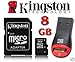 Produktbild Kingston 8 GB Micro SDHC Speicherkarte für GARMIN/NUVI/ZUMO/NAVMAN/MIO/TomTom Navigationsgeräte von UkMobileAccessories
