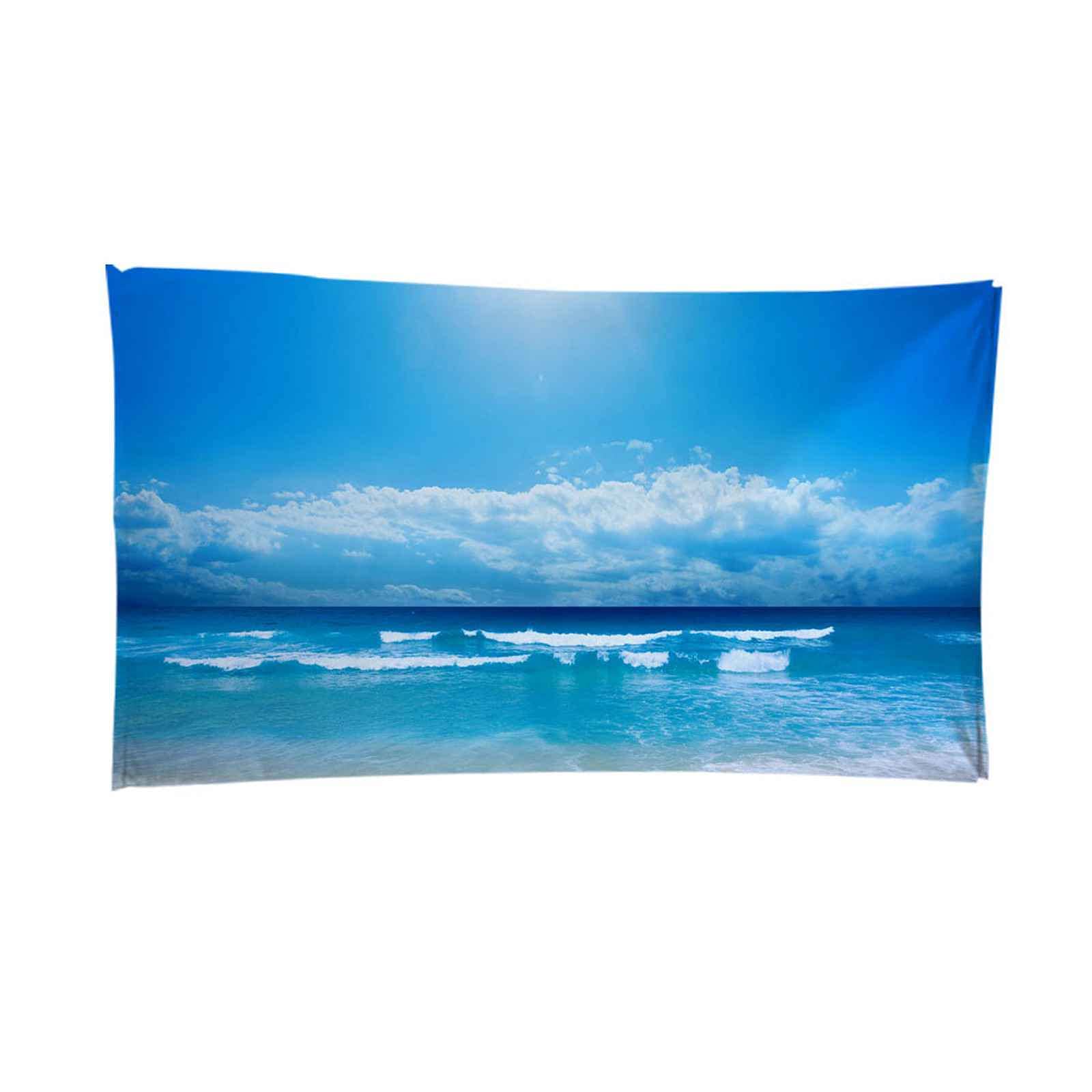 Telo Da Mare 3D Oceano Stampato Asciugamano Da Spiaggia 150x200cm Asciugamano Microfibra Grande Antisabbia Leggero Telo Mare Per Sport Piscina Viaggi In Famiglia Vacanze