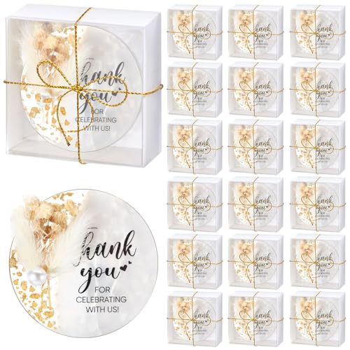 Imanes Decorativos Redondos de Resina para Boda 50 Pcs