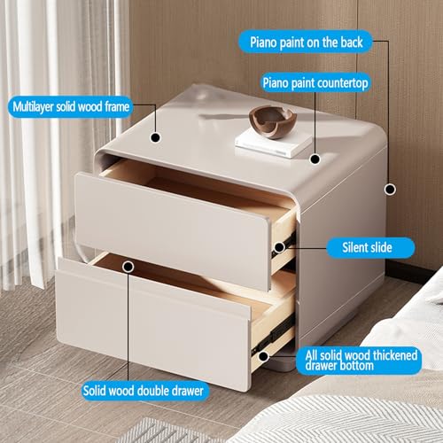Table de chevet pour chambre meuble de rangement de grande capacité