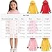 Toddler Girls Back to School Mini Dress Color Block Loose Long Sleeve Kids Ruffle A-Line Sweatshirt Dresses for 1-10 Years