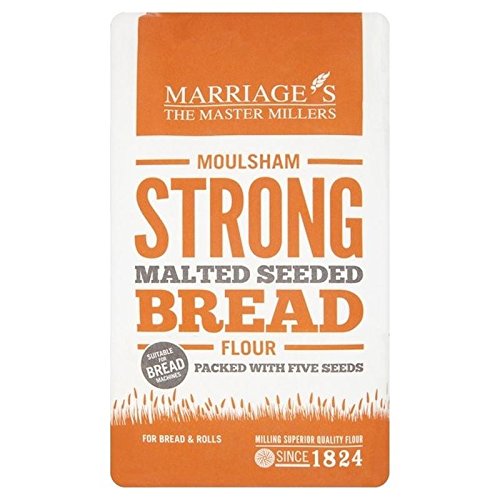 Marriage's Malted Seeded Bread Flour 1kg - Pack of 2