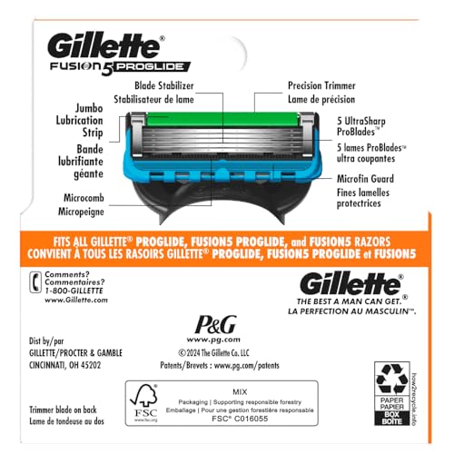 Gillette ProGlide Razor Refills for Men, 4 Razor Blade Refills - image 9