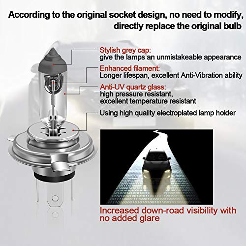 Winpower H4 Hb2 Halogen Bulbs 60/55W, Pack Of 2 #TOP2